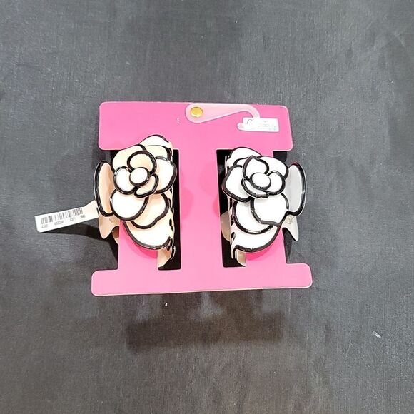 BRAND NEW PINK LINEN HAIR CLAW CLIP CLAMP FOR WOMEN FRENCH STYLE HEAD AC… - Picture 9 of 16